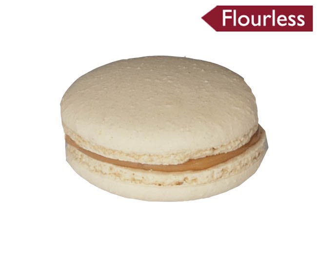 salted caramel macaron